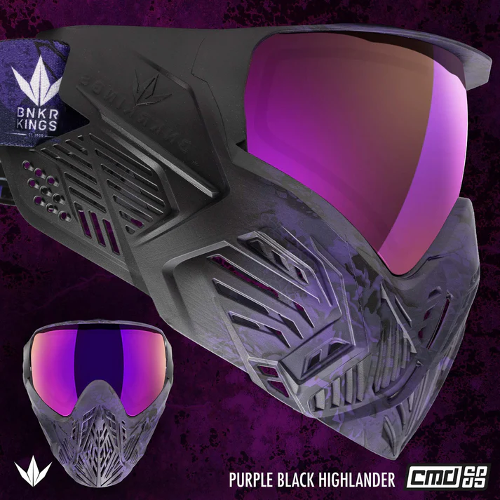 Bunkerkings CMD Goggle - Purple Black Highlander