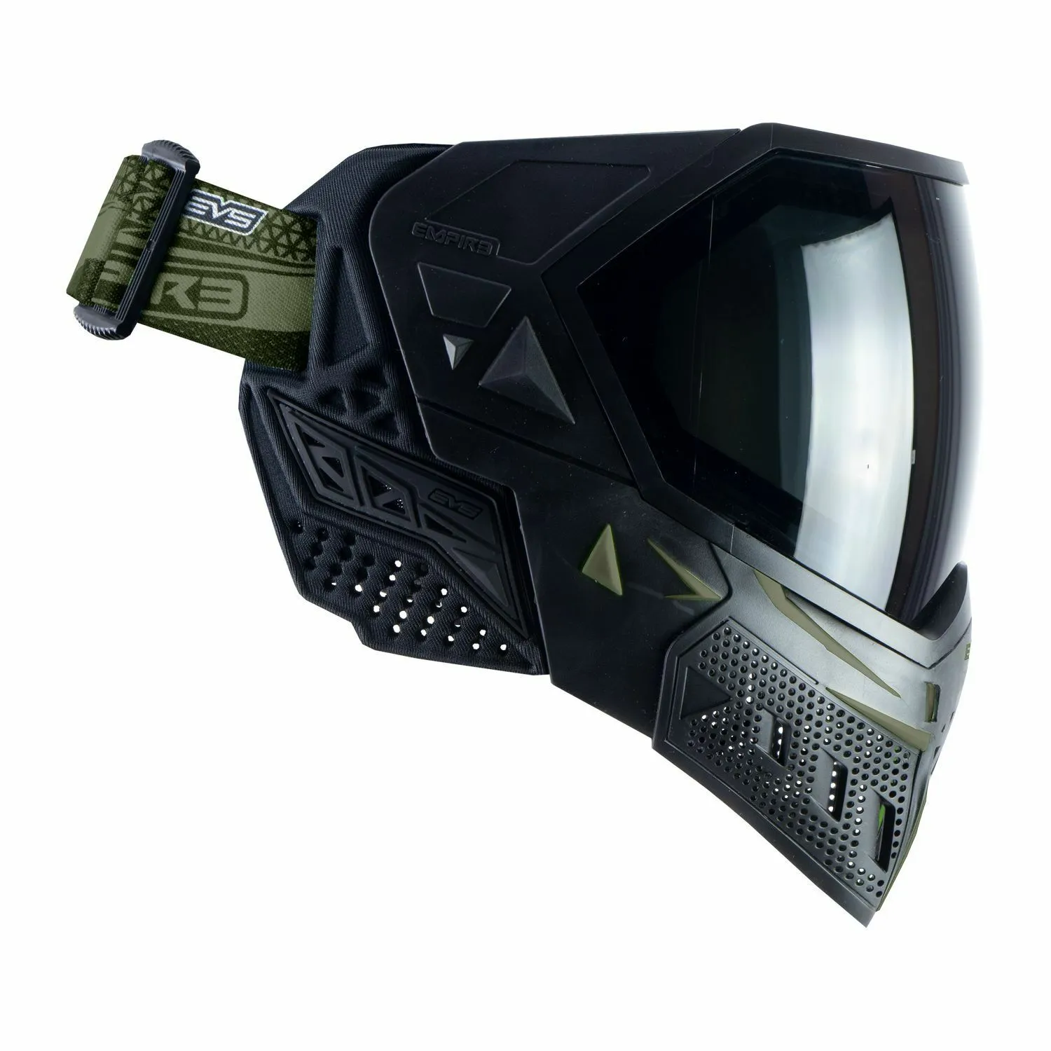 Empire EVS Goggle Black/Olive, 2 Thermal Linssiä Clear/Ninja