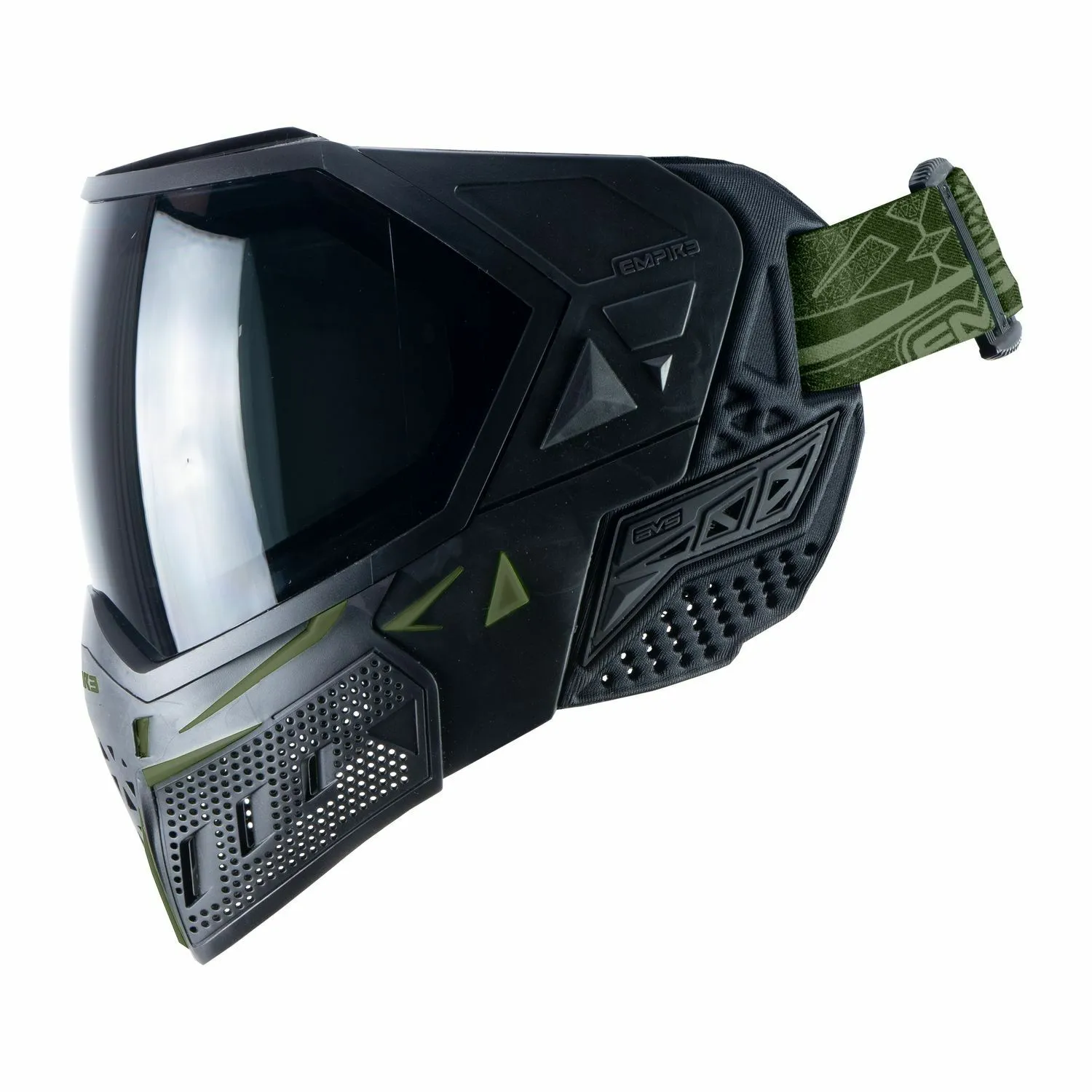 Empire EVS Goggle Black/Olive, 2 Thermal Linssiä Clear/Ninja