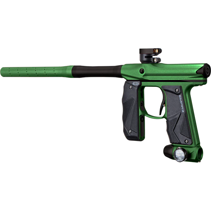 Empire Mini GS Paintball Gun - Dust Green/Black 2-pc Barrel