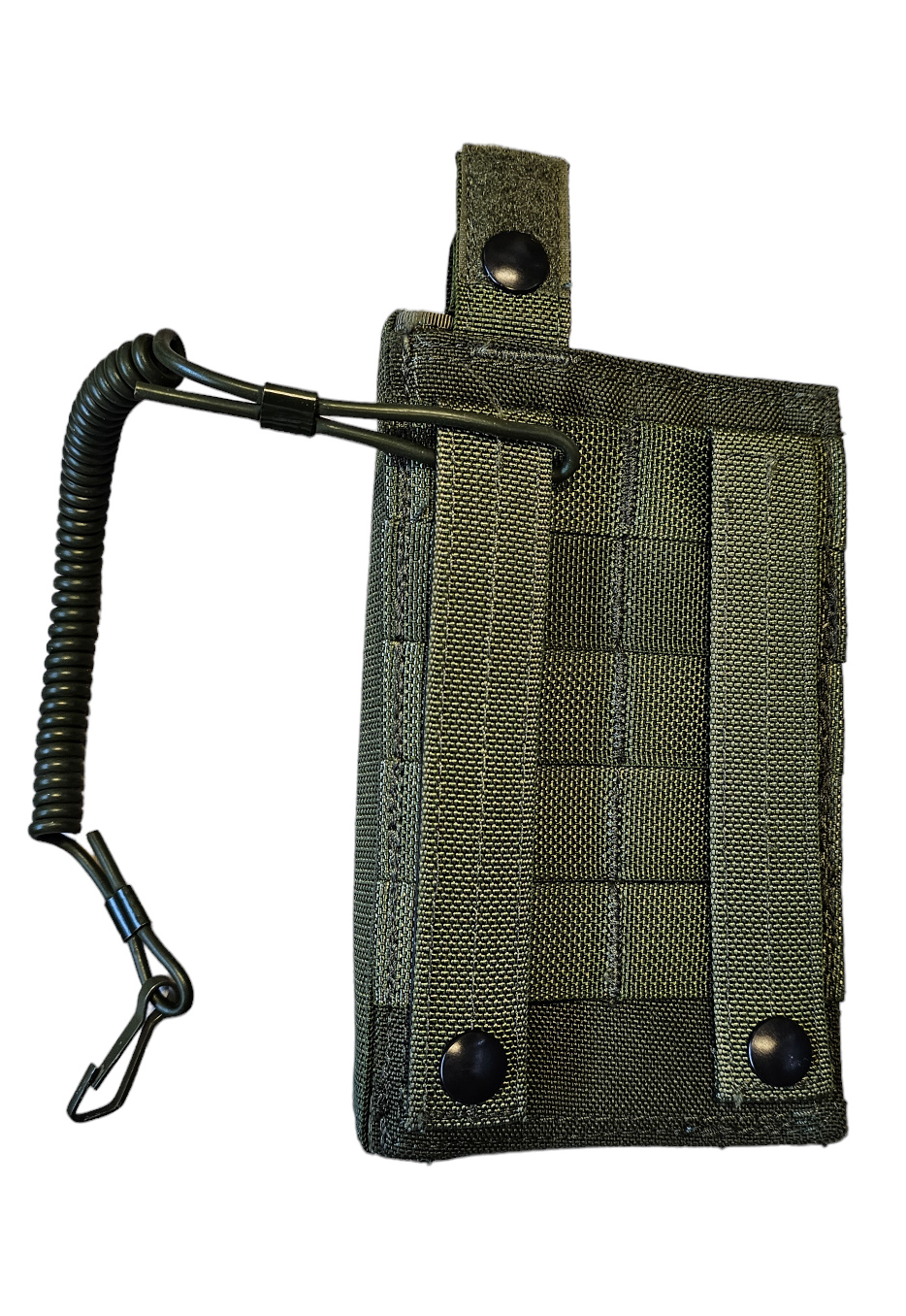 MOLLE Pistol Holster + Lanyard, Olive - USED