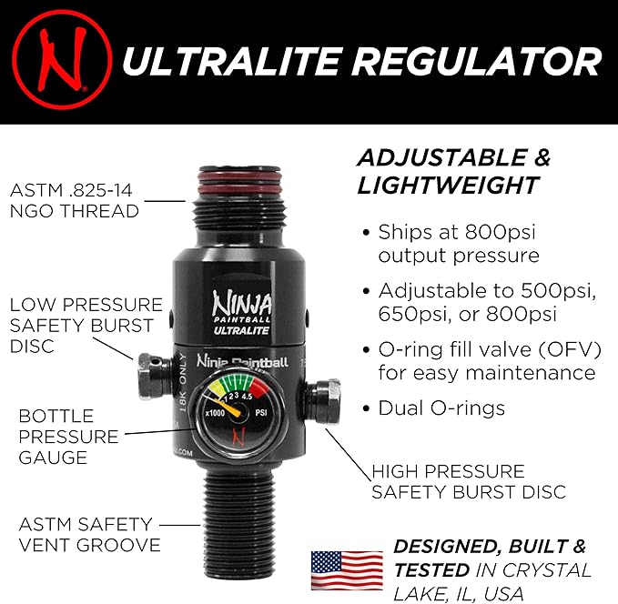 Ninja UltraLite Regulator 4500psi