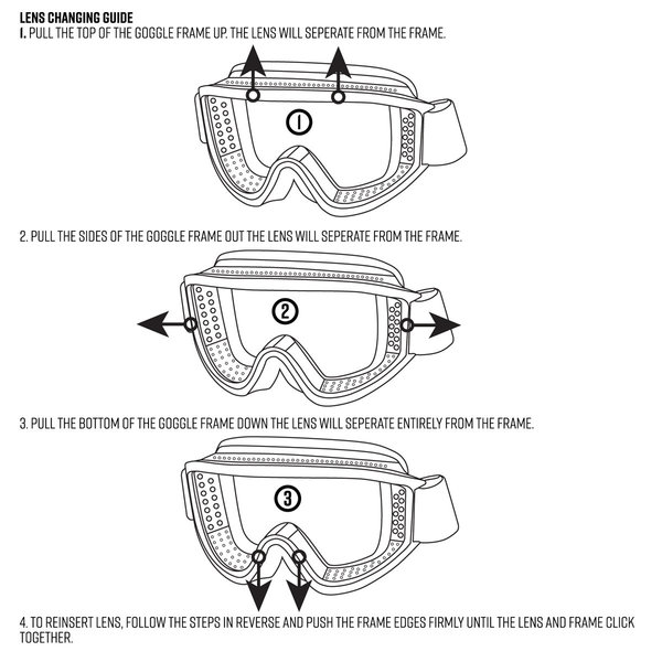 Valken Goggle V-TAC Tango Thermal, Black