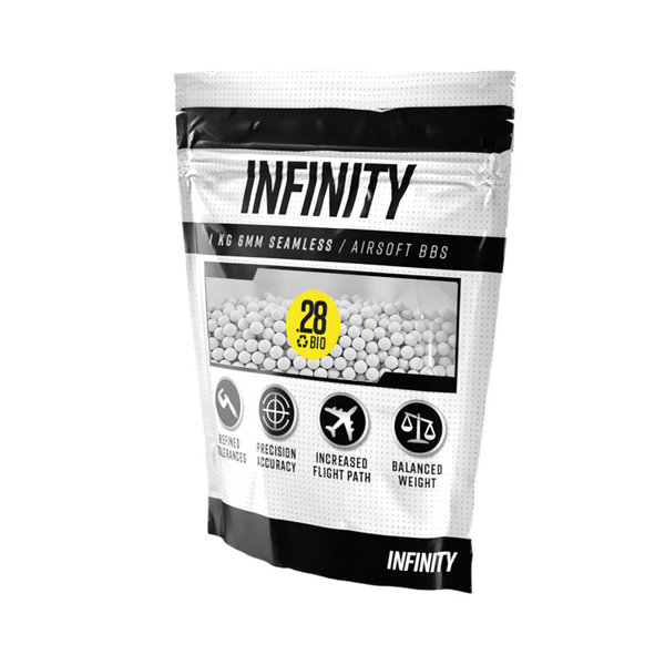 Valken INFINITY Biodegradable 0.28g Airsoft BB's - 1 KG