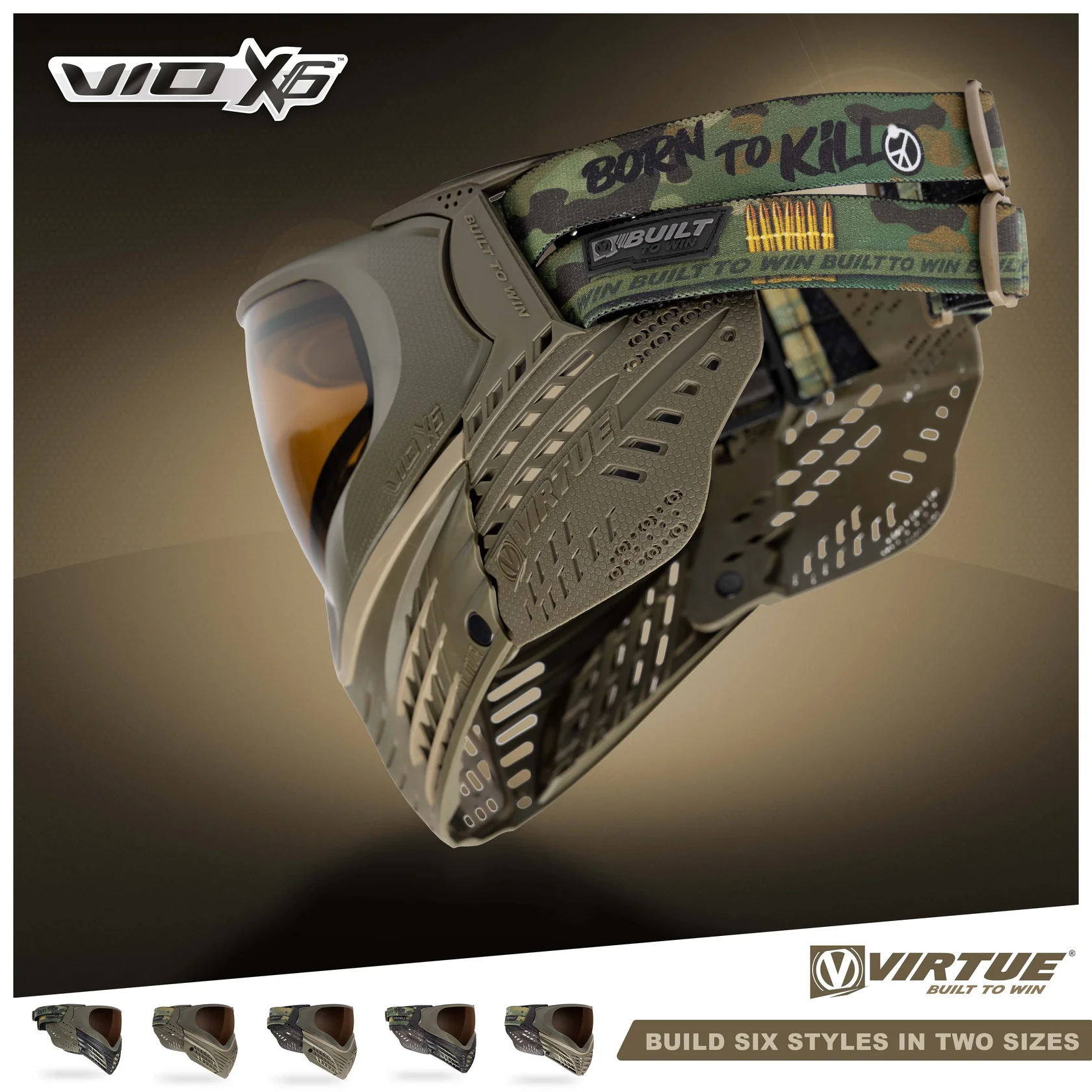 Virtue VIO X6 Goggle - Desert Storm